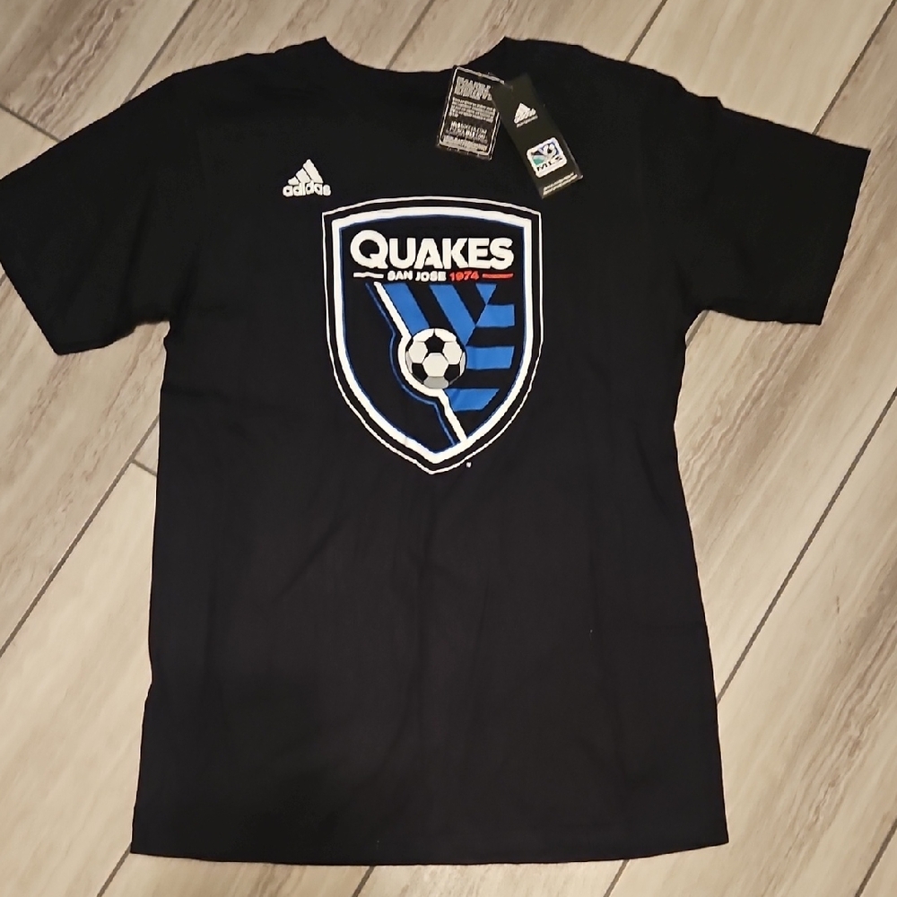 Adidas Black Quakes Soccer Tee